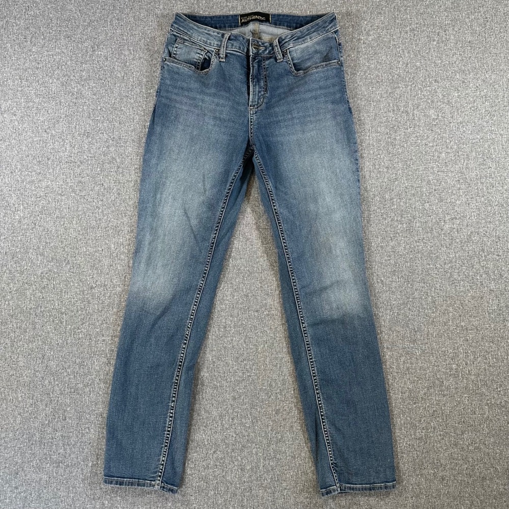 Silver Jeans Authentic Curvy High Slim Straight Blue Denim Mens 30x29 Medium